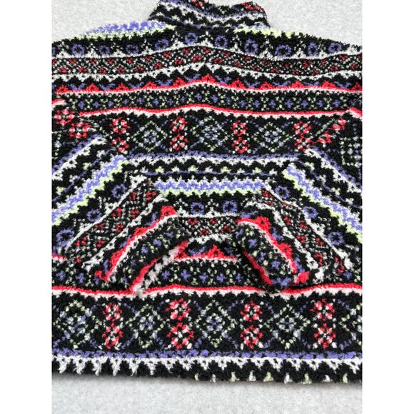 DSG Youth Girls Size L Cozy Fleece Full Zip Jacket Funky Fair Isle NWT - Picture 9 of 11